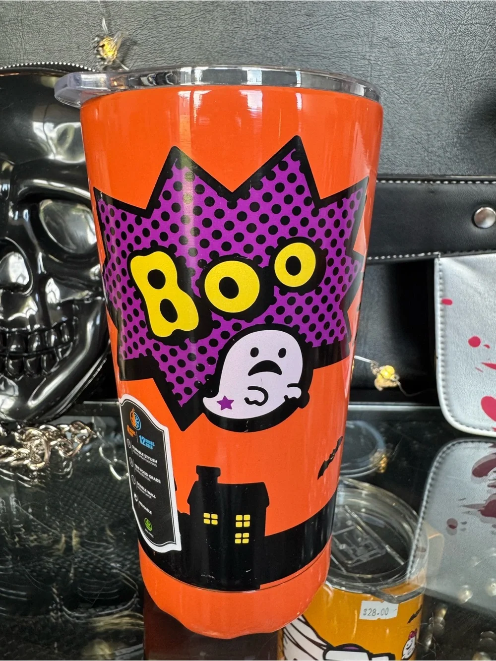 Hello Kitty Orange and Purple Mummy Party Tumbler